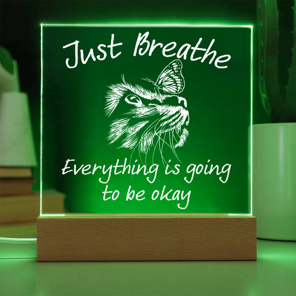 Just Breathe | Acrylic Plaque - JENACDirect