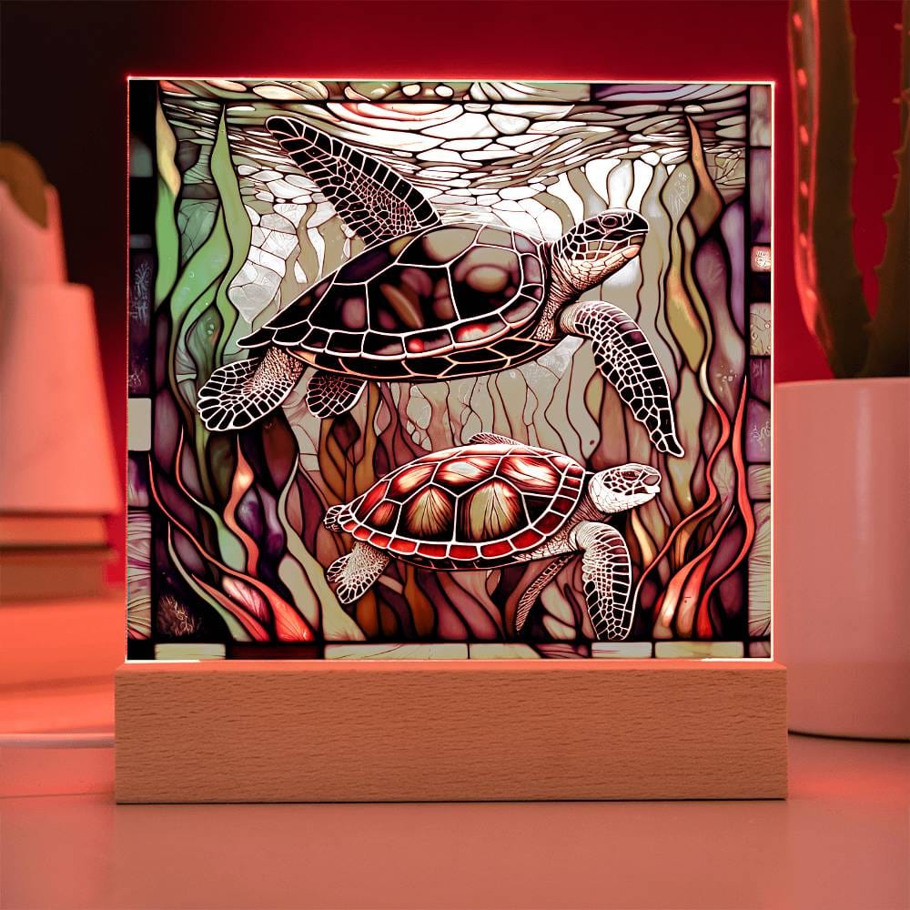 Stained Glass | Turtle | Acrylic Plaque