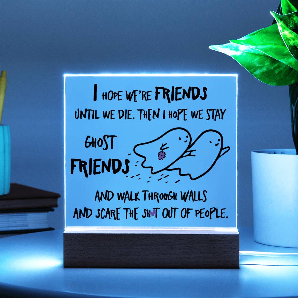 Halloween Ghost Friends | Acrylic Plaque - JENACDirect