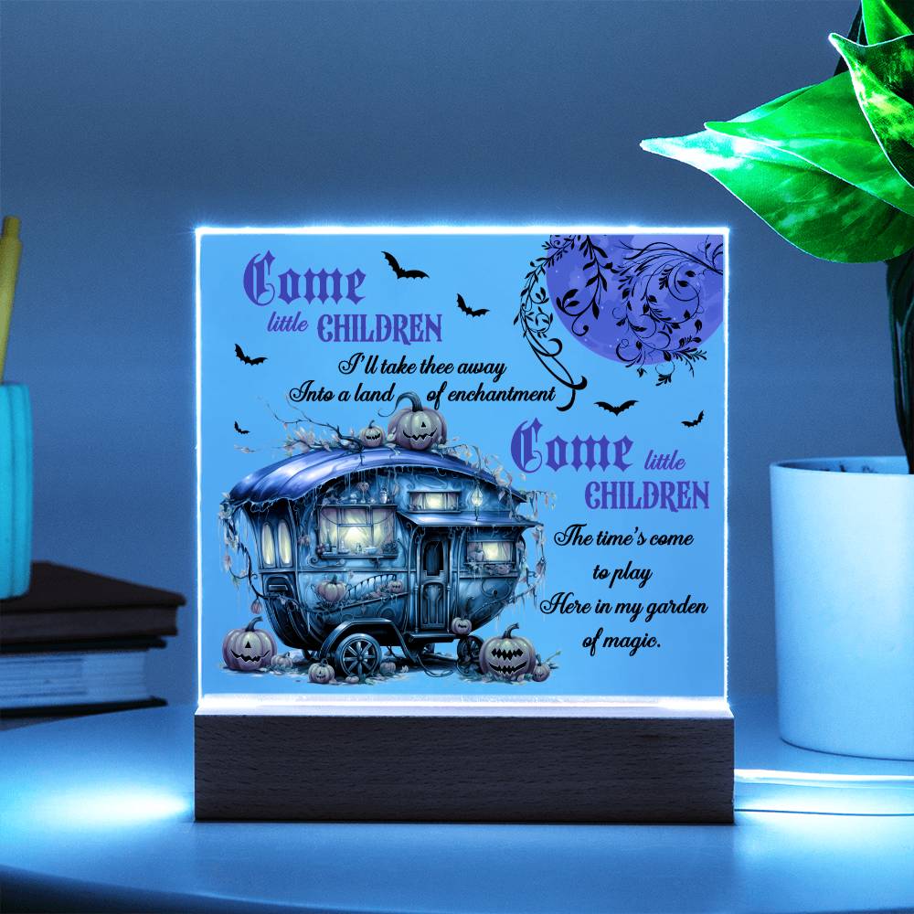 Halloween Garden of Magic | Acrylic Plaque - JENACDirect