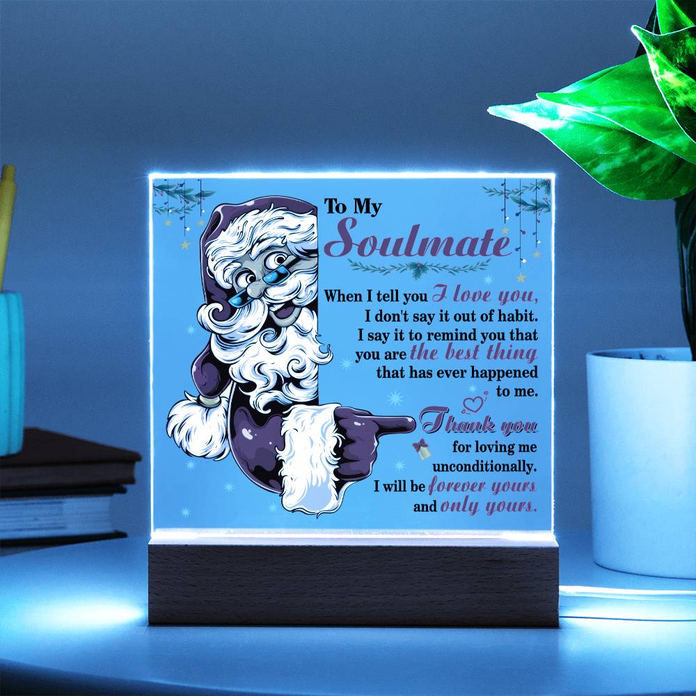 To My Soulmate | Forever Yours | Acrylic Plaque