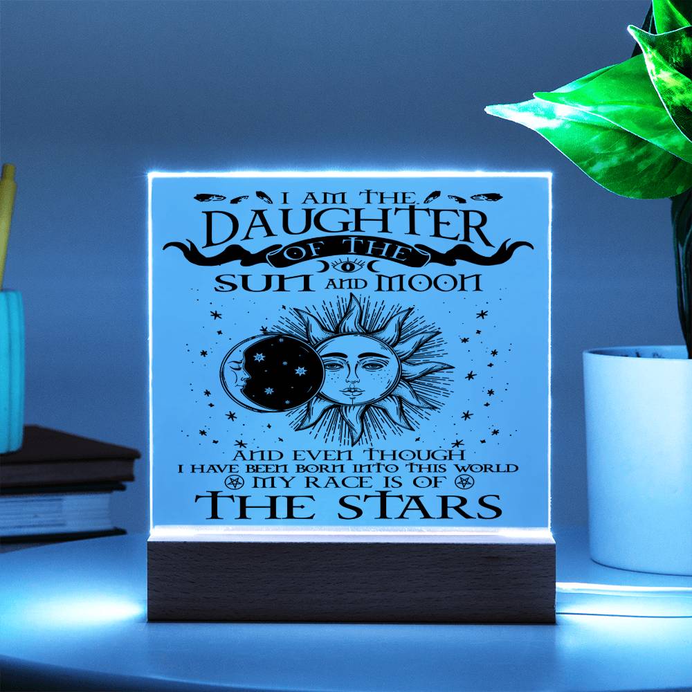 Daughter Of The Sun And Moon | Acrylic Plaque - JENACDirect