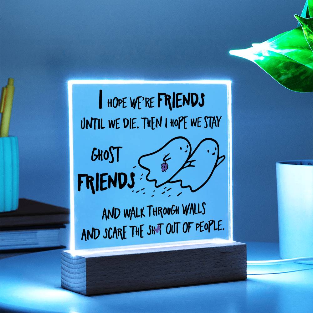 Halloween Ghost Friends | Acrylic Plaque - JENACDirect