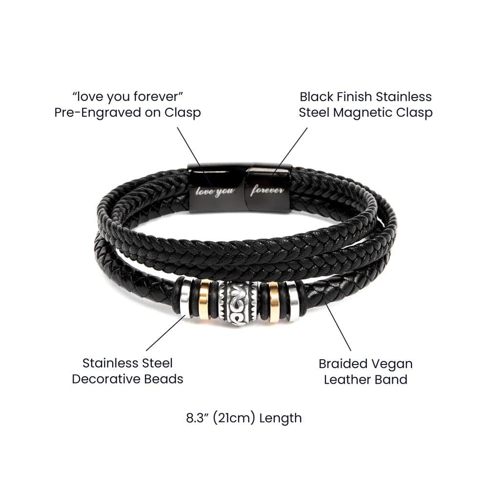 Men's Love You Forever Bracelet - JENACDirect