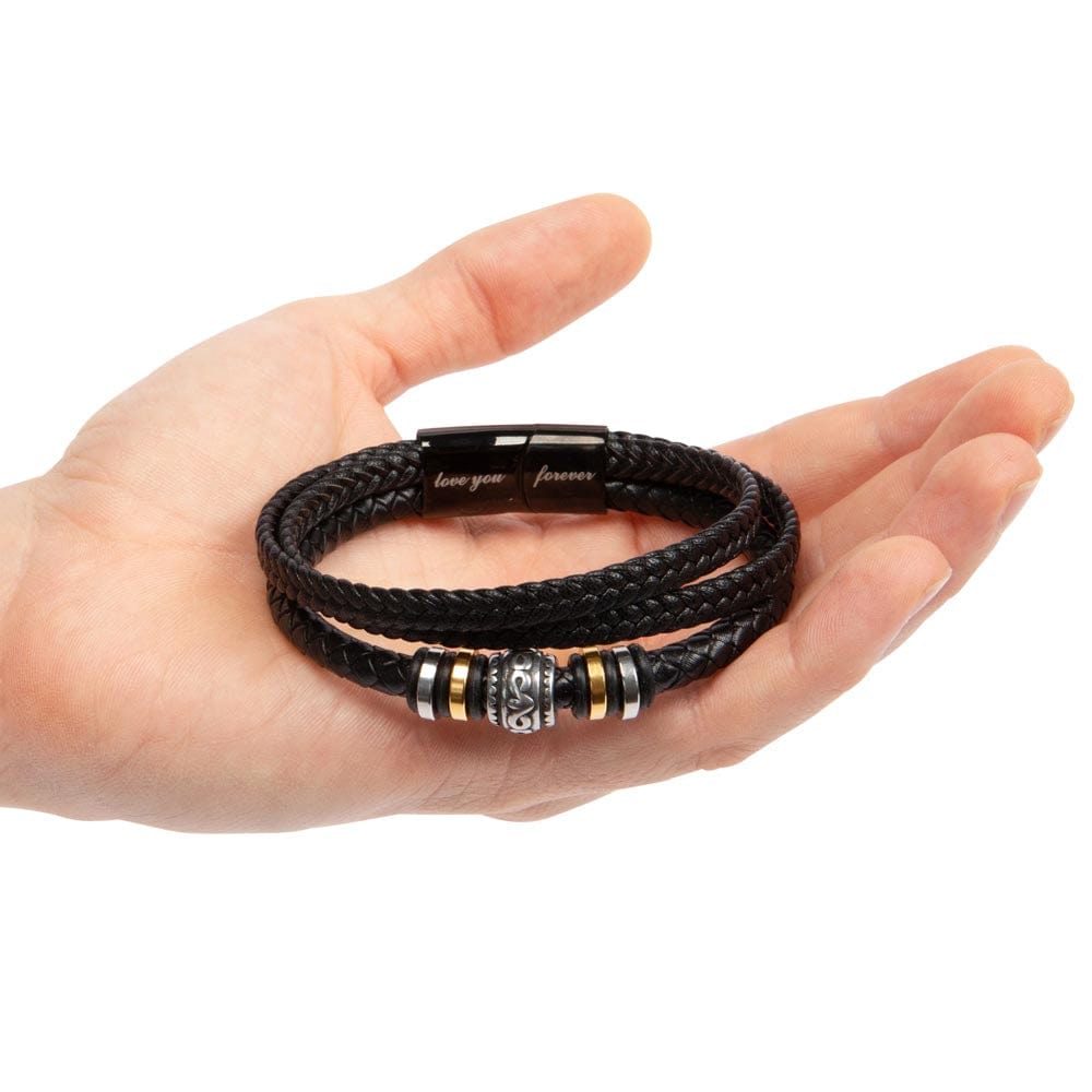 My Dad | I Love You Forever | Men's Bracelet - JENACDirect