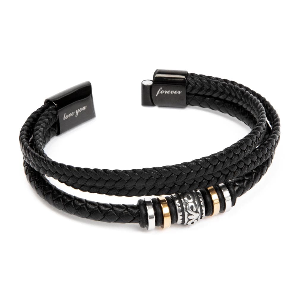 Dad (Noun) | The one Who Fixes Anything | Men's Bracelet - JENACDirect