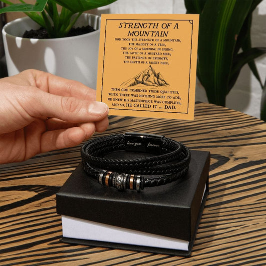 Strength of A Mountain | Men's Bracelet - JENACDirect