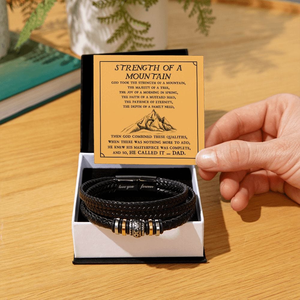 Strength of A Mountain | Men's Bracelet - JENACDirect