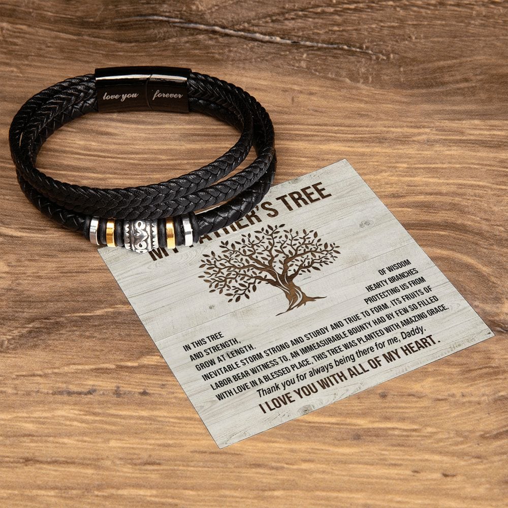 My Father's Tree Love You Forever Bracelet - JENACDirect