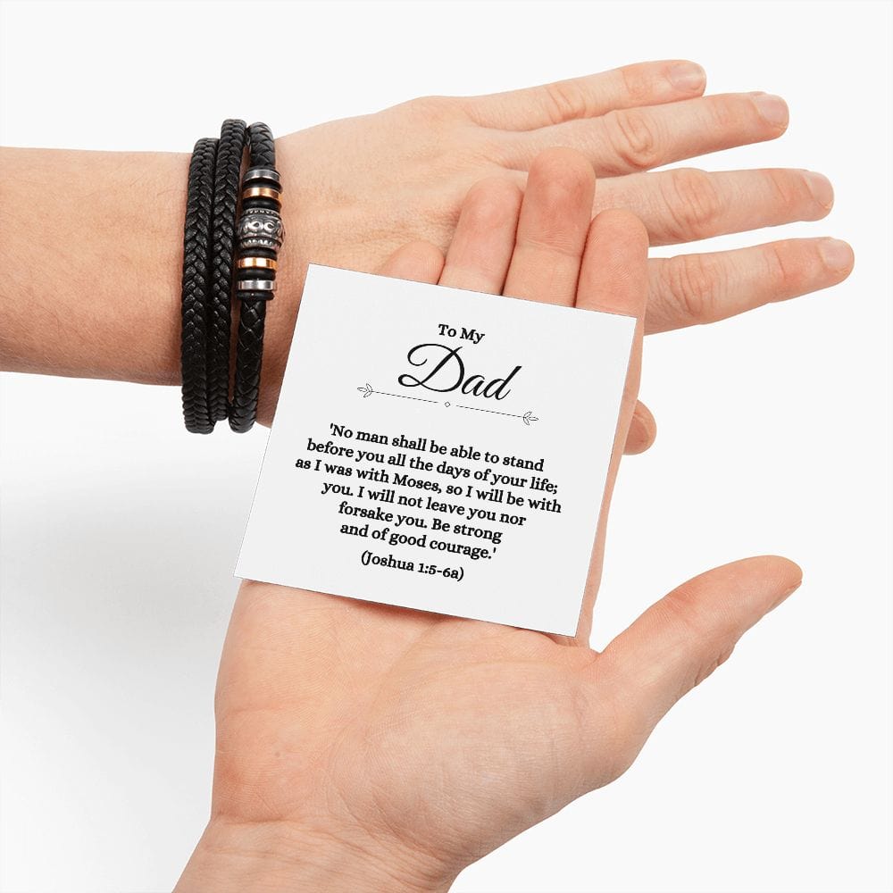 To My Dad | Love You Forever Bracelet with Scripture - JENACDirect