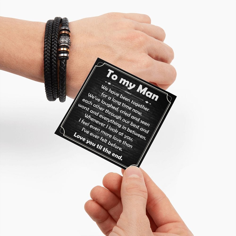 To My Man | Been Together | Men's Bracelet - JENACDirect