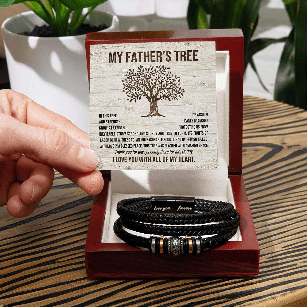 My Father's Tree Love You Forever Bracelet - JENACDirect