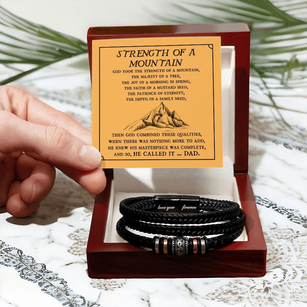 Strength of A Mountain | Men's Bracelet - JENACDirect