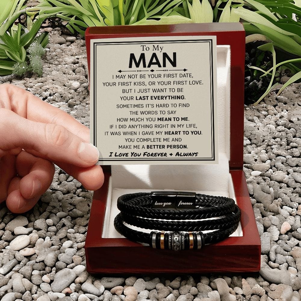 To My Man | Your Last Everything | Men's Bracelet - JENACDirect