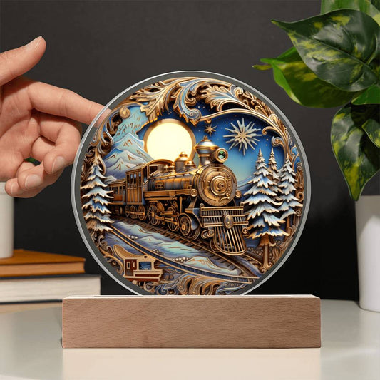 Fairy Tale Train | Acrylic Plaque - JENACDirect