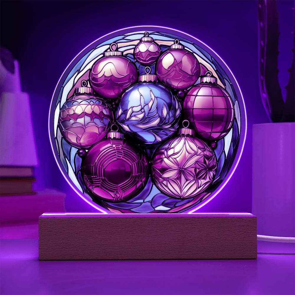 Christmas Ball Acrylic Plaque - JENACDirect