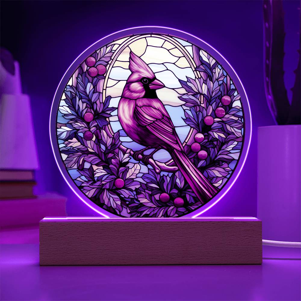 Christmas Cardinal Acyrlic Plaque - JENACDirect