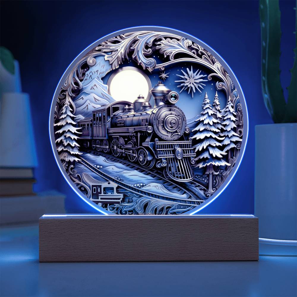 Fairy Tale Train | Acrylic Plaque - JENACDirect