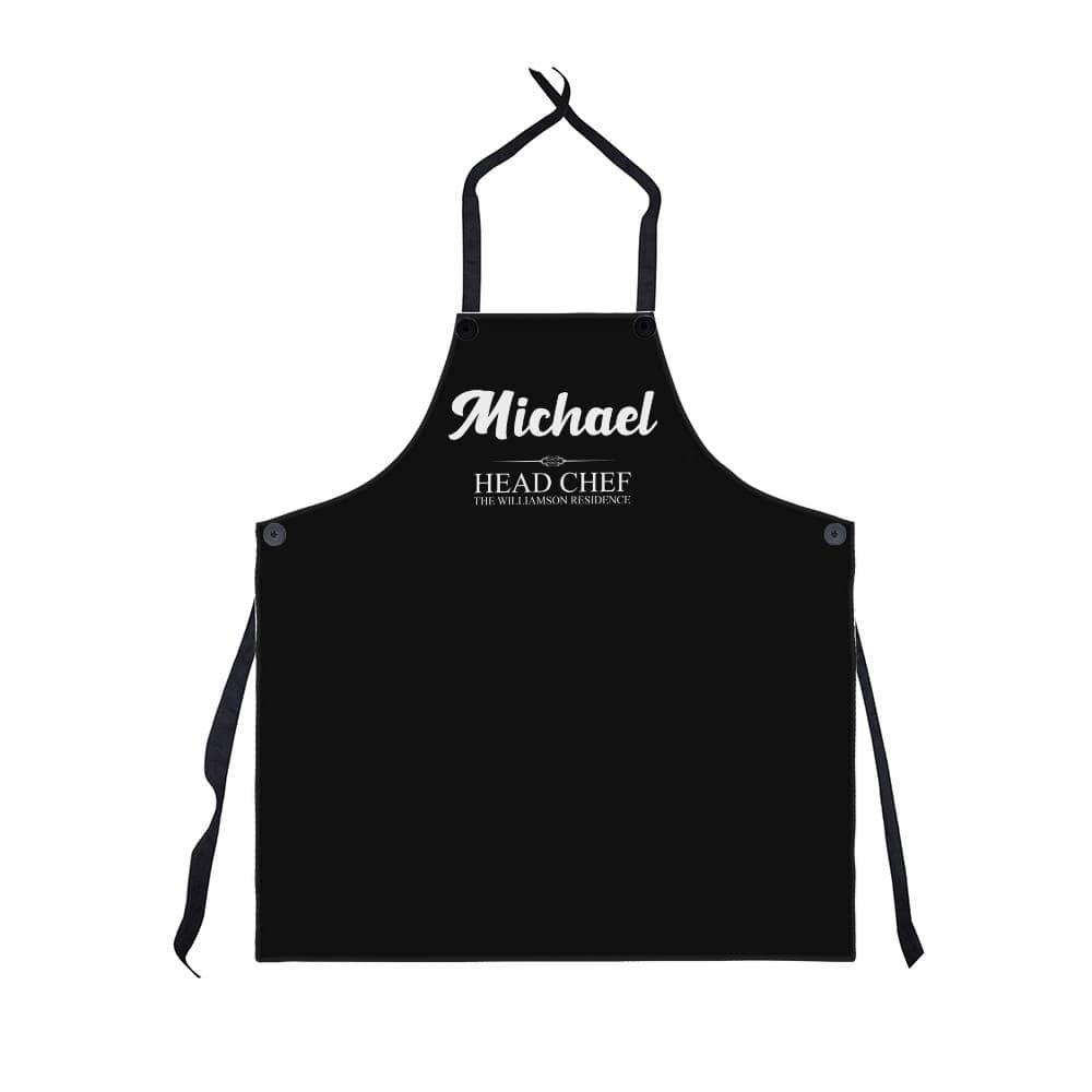 Head Chef - Personalized Apron - Gift For Dad, Granddad, Uncle etc