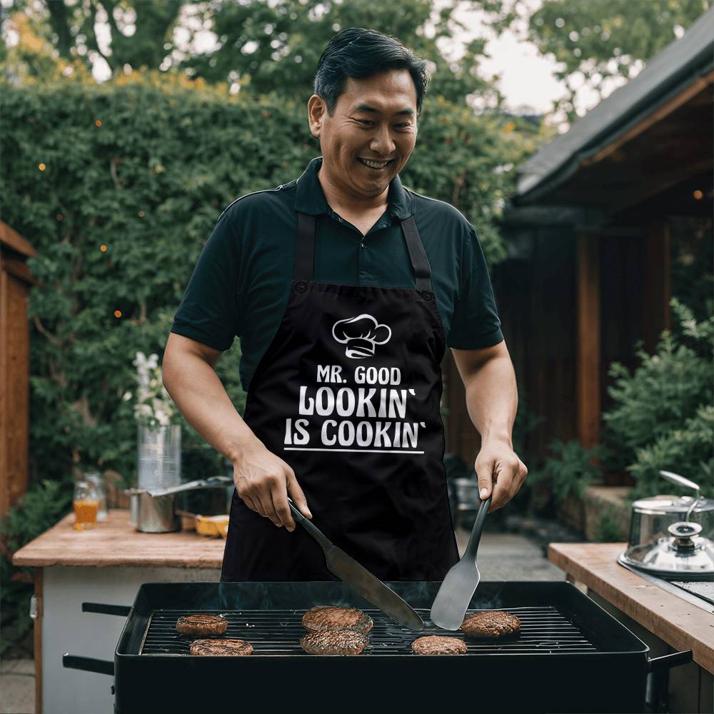 Mr Looking Good is Cooking Apron