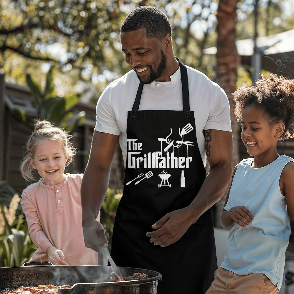 The GrillFather Apron | Gift For Dad, Grandpa, Uncle, Brother