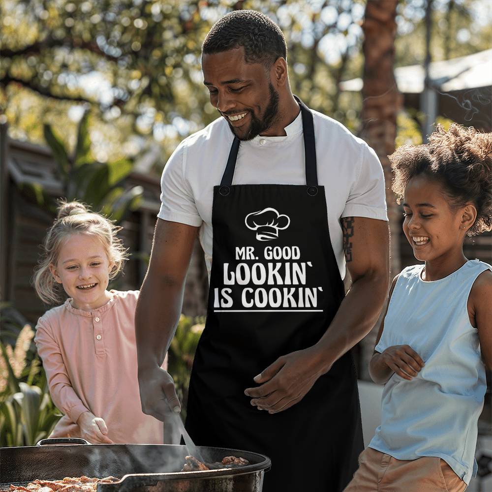 Mr Looking Good is Cooking Apron