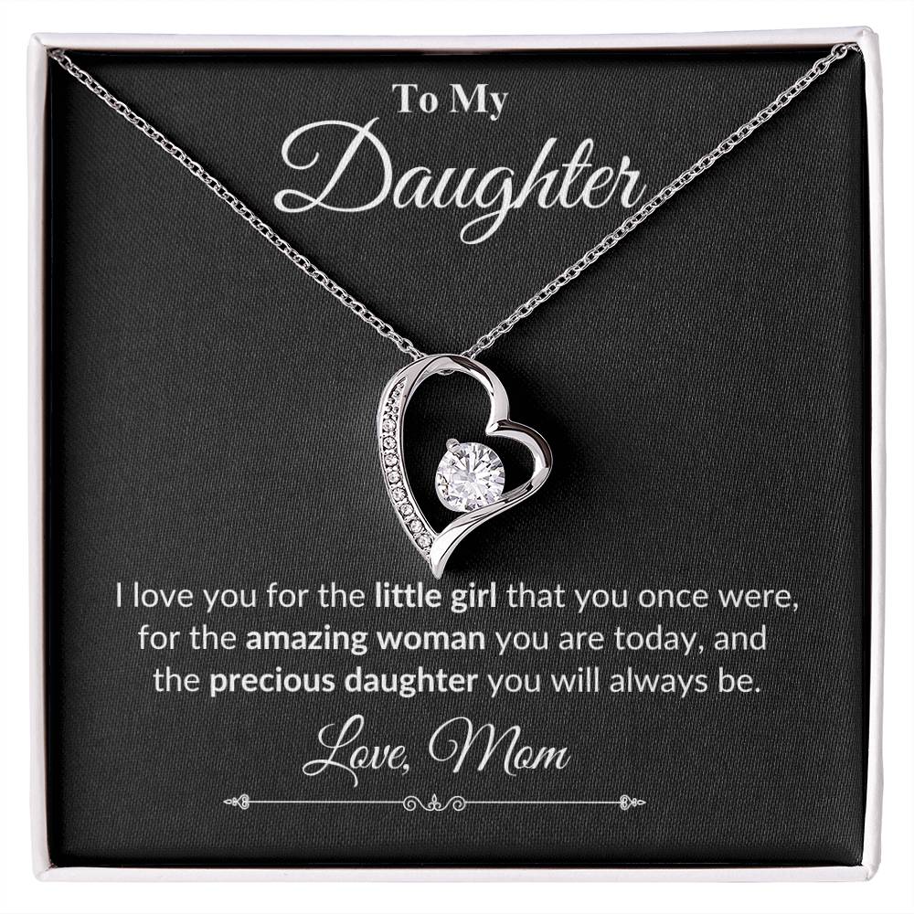 Precious Daughter | Gift From Mom | Forever Love Necklace