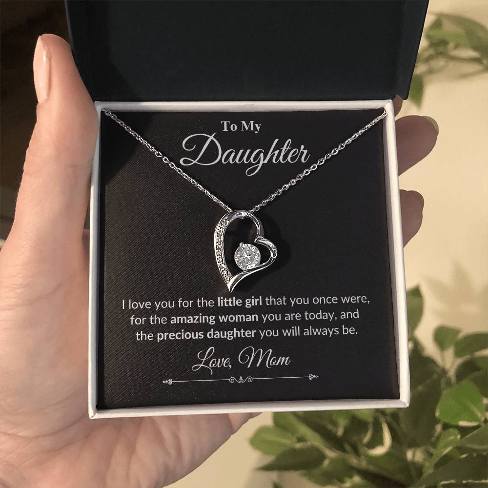 Precious Daughter | Gift From Mom | Forever Love Necklace