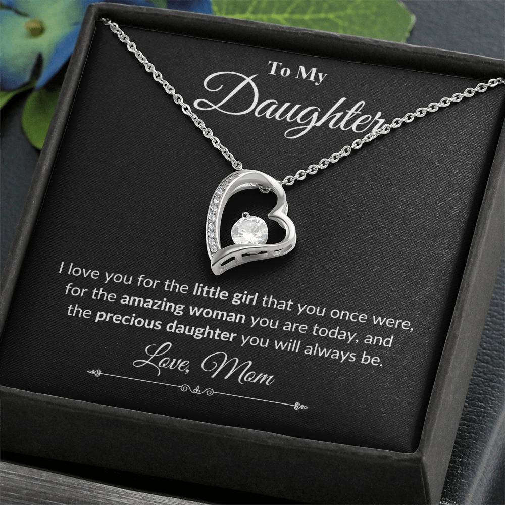 Precious Daughter | Gift From Mom | Forever Love Necklace