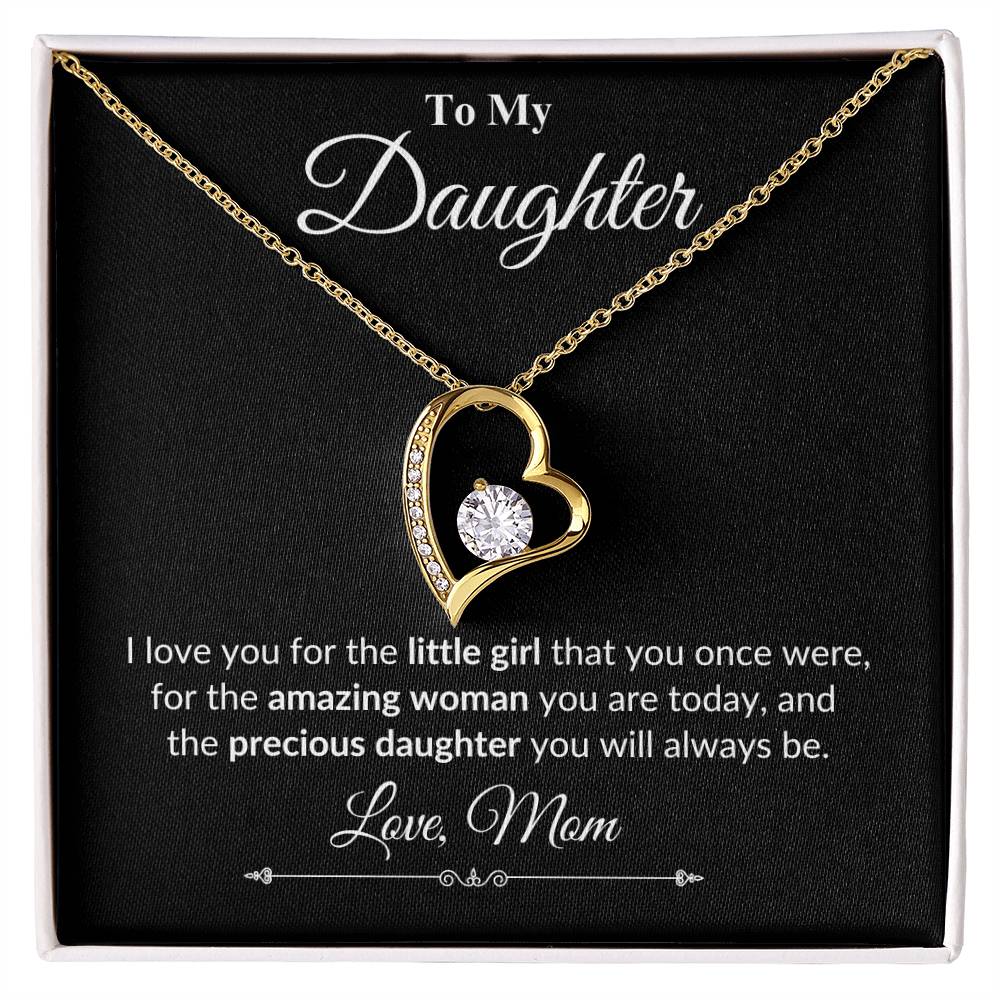 Precious Daughter | Gift From Mom | Forever Love Necklace