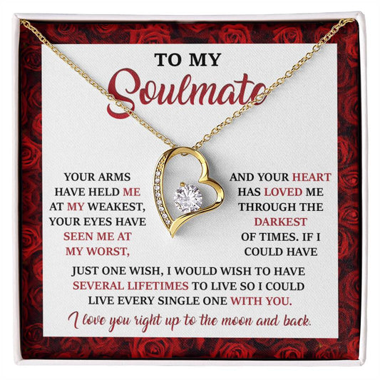 To My Soulmate | One Wish | Forever Love Necklace