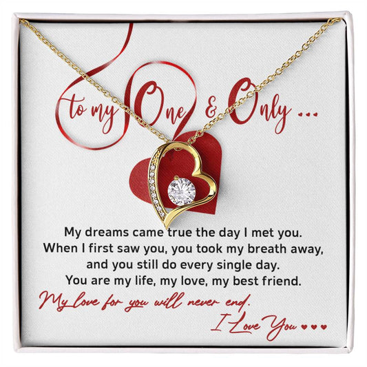 To My One & Only | Forever Love Necklace