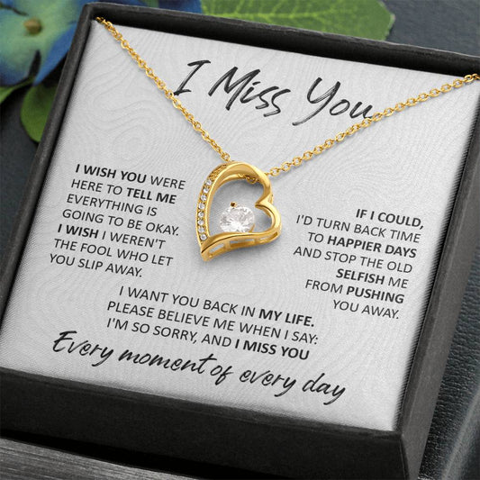 I Miss You | Forever Love Necklace