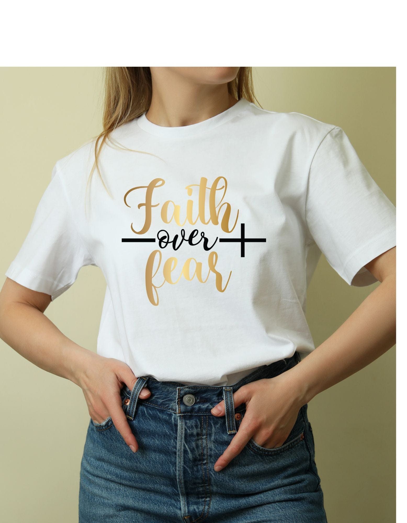 Faith over Fear Women's T-Shirt - JENACDirect