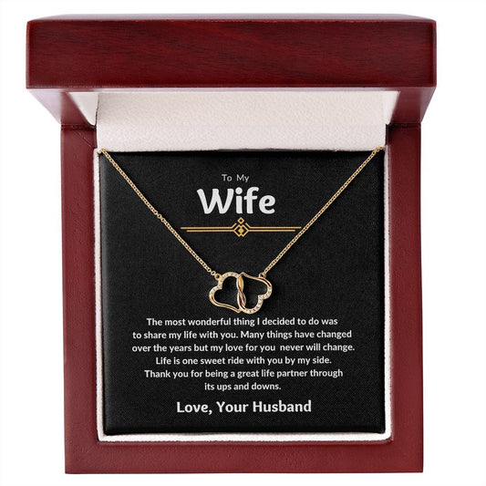 Wife - Most Wonderful Thing Everlasting Love Necklace - JENACDirect