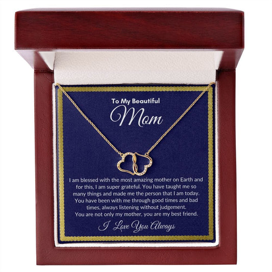 To My Beautiful Mom | Everlasting Love Necklace - JENACDirect