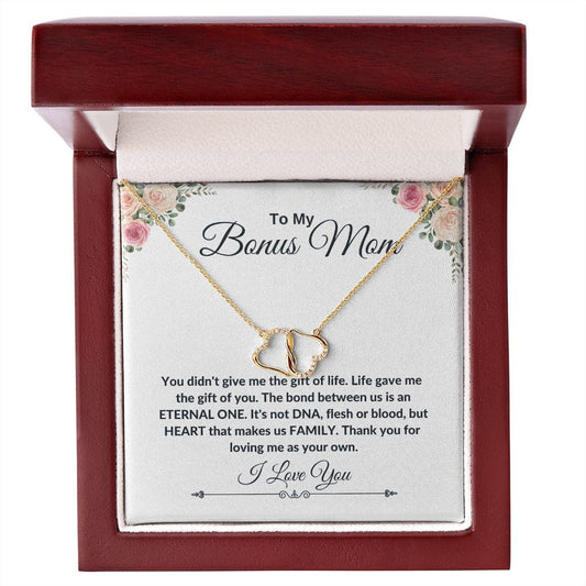 To My Bonus Mum - Everlasting Love Necklace - JENACDirect