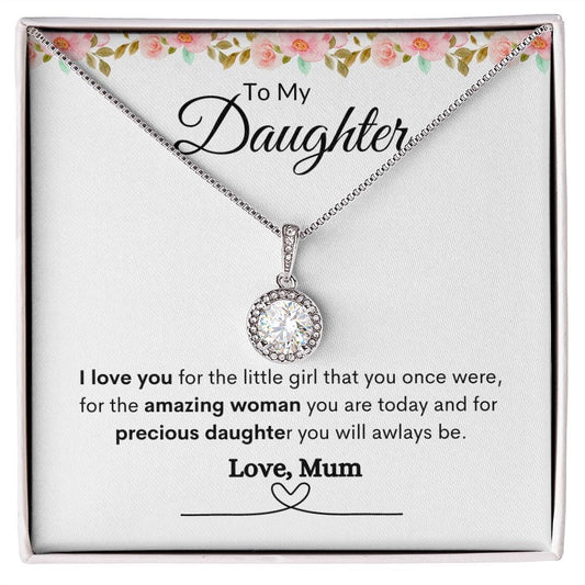To My Daughter from Mum - Eternal Hope Necklace - JENACDirect