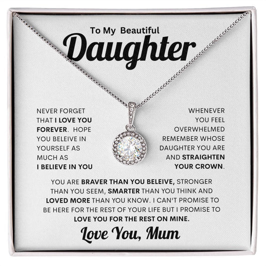 To My Beautiful Daughter - Eternal Hope Necklace - JENACDirect