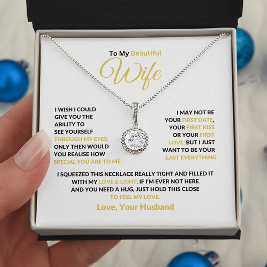 To My Wife - Feel My Love - Eternal Hope Necklace - JENACDirect