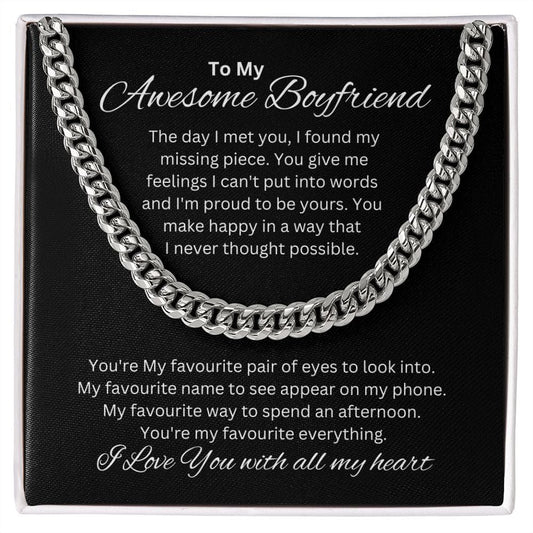 Awesome Boyfriend Cuban Link Chain - JENACDirect
