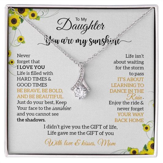 My Daughter | You are my sunshine - Alluring Beauty Necklace - JENACDirect