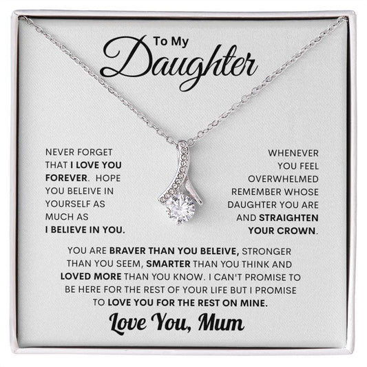 To My Daughter from Mum - Alluring Beauty Necklace - JENACDirect