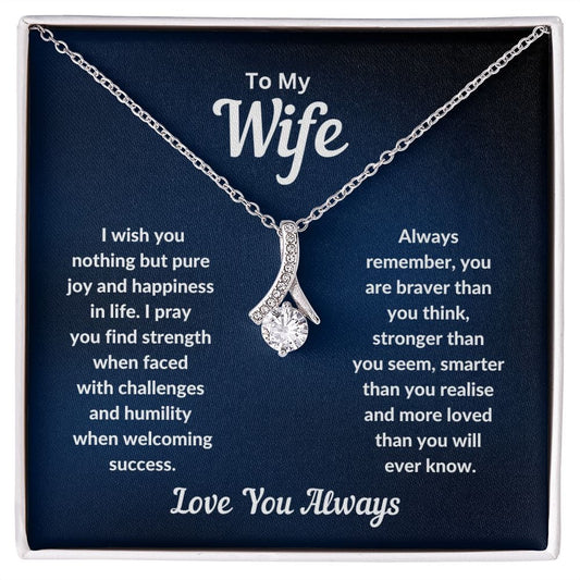 Wife - Love You Always Alluring Beauty Necklace - JENACDirect