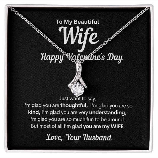 Glad You are My Wife Alluring Beauty Necklace - JENACDirect