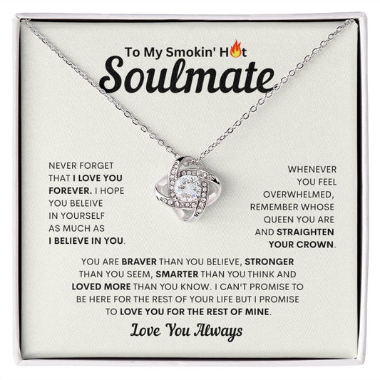 Smokin' Hot Soulmate Love Knot Necklace - JENACDirect