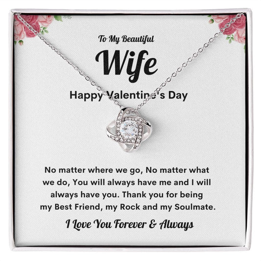 To My Future Wife - My Rock - Love Knot Necklace - JENACDirect