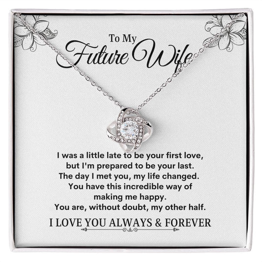 To My Future Wife - Love Knot Necklace - JENACDirect