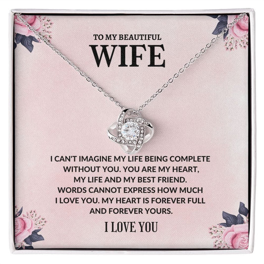 You Are My Heart Love Knot Necklace - JENACDirect