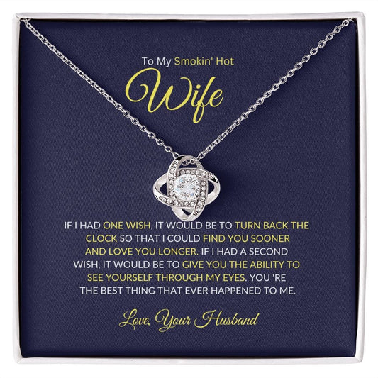Smokin' Hot Wife Love knot Necklace - JENACDirect